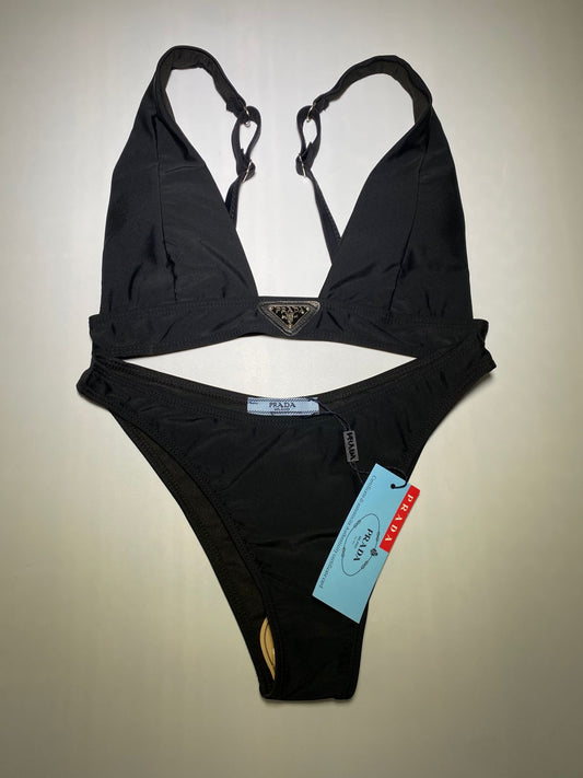 Bikini Prada básico negro