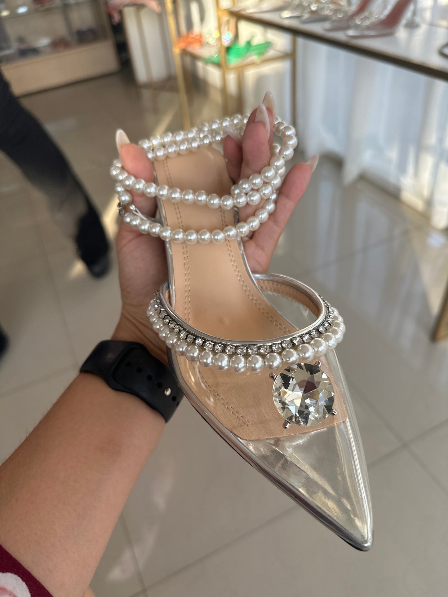 Zapatilla Princess plata