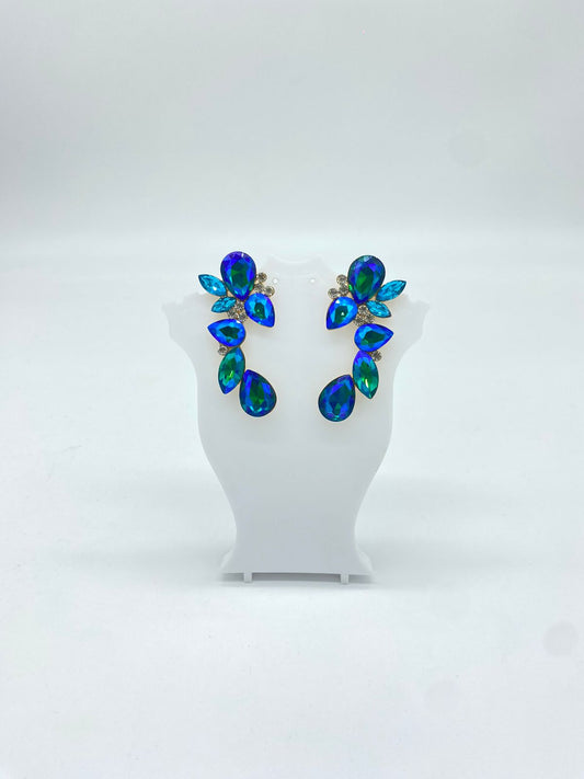 Aretes Angel Azul