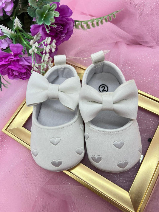 Zapatitos Blanco Corazonsitos