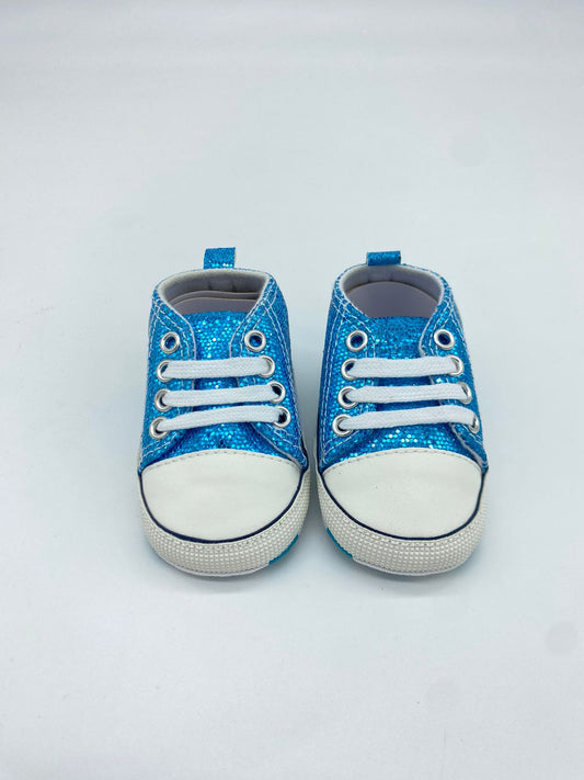 zapatito Converse Azul Brillos