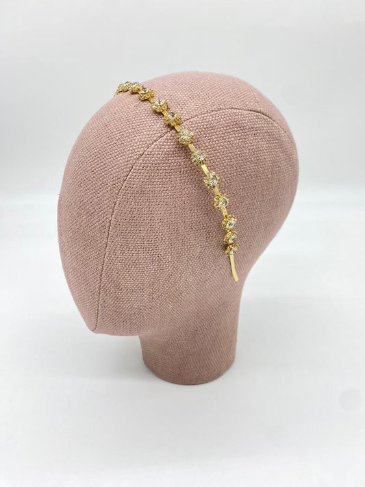 Diadema Flor Gold