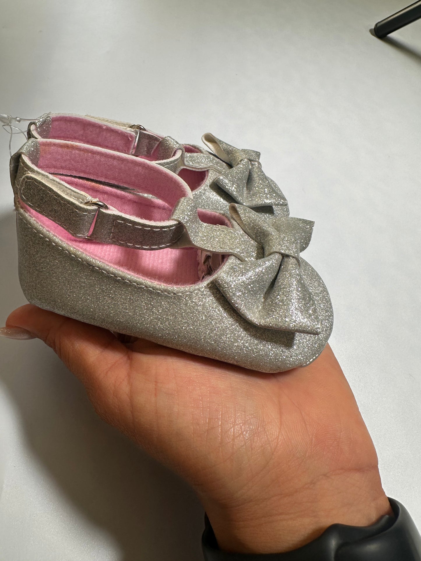 Zapatitos buble plata