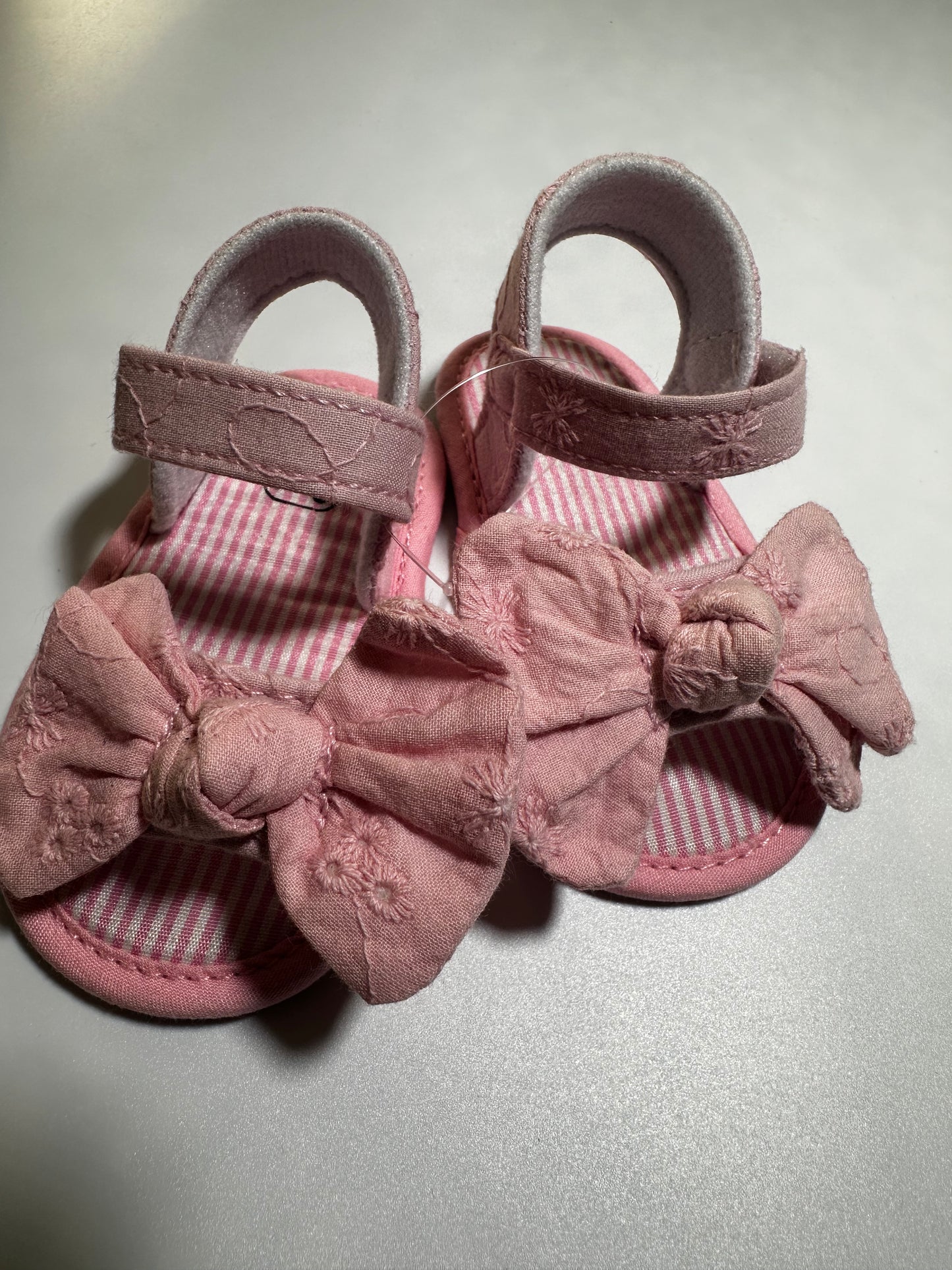 Huaraches moño rosa