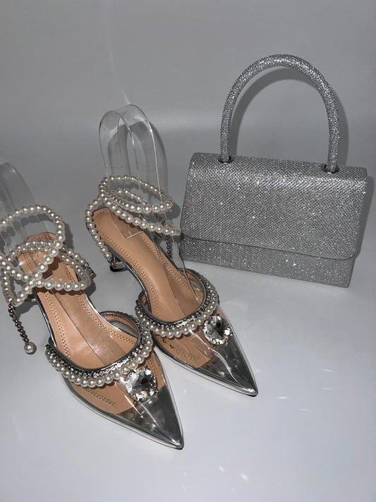 Zapatilla Princess plata