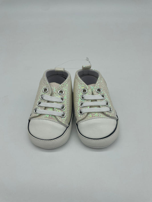 zapatito Converse Blanco Brillos