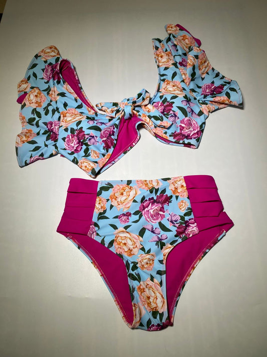 Bikini azul guinda