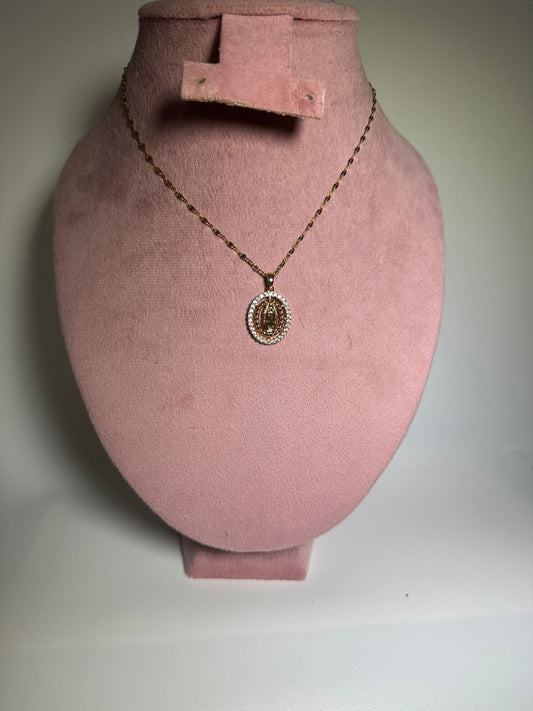 Collar Cadena de virgen dorsal