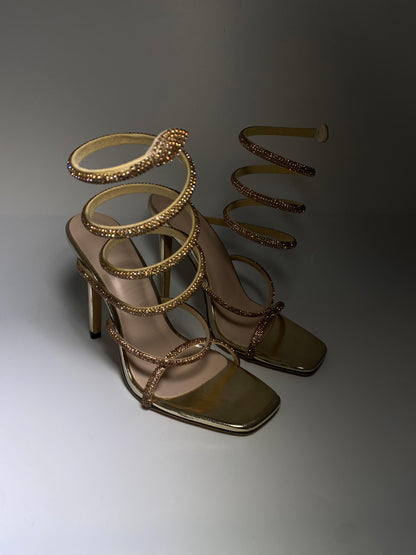 Zapatilla Carlota Dorada