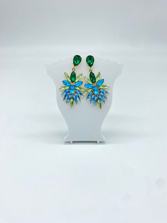 Aretes Green Blue