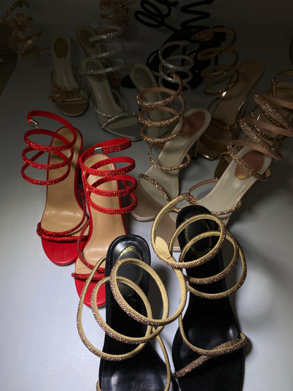 Zapatilla Carlota Negra/Dorado