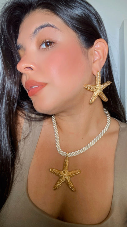 Set collar stars goldd