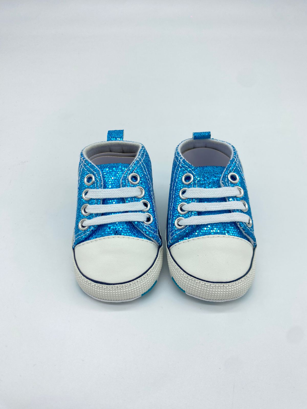 zapatito Converse Azul Brillos