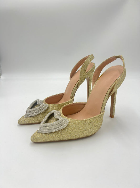 Zapatilla Corazon Gold