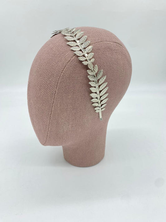 Diadema Flor Plata