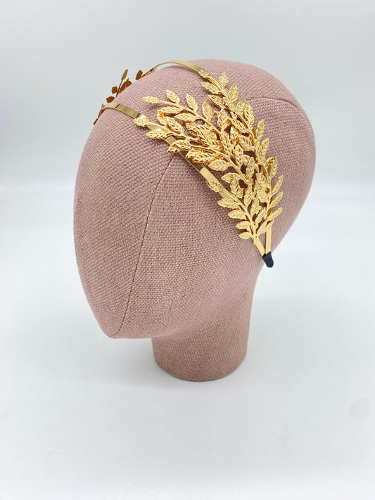 Diadema Hojas Gold