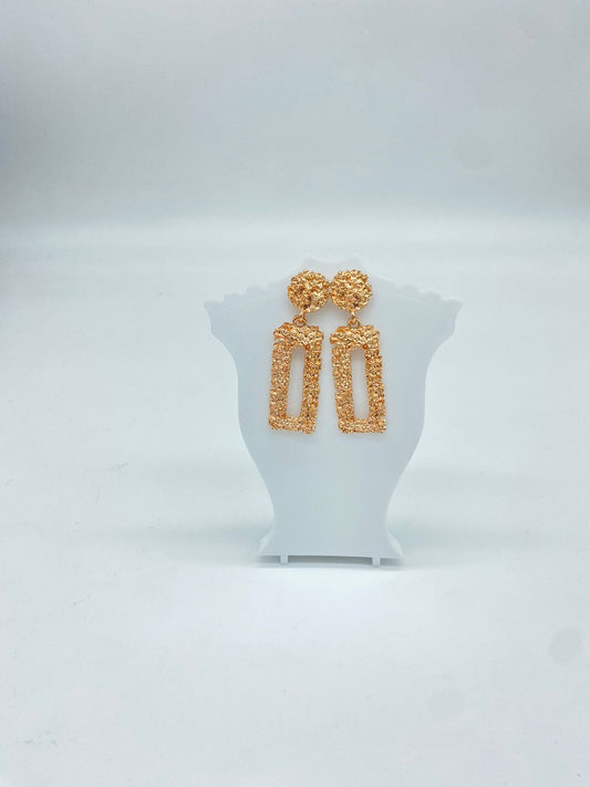 Aretes Dorados Largos