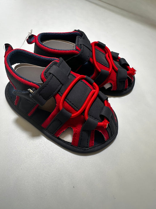 Huaraches spyder  rojo