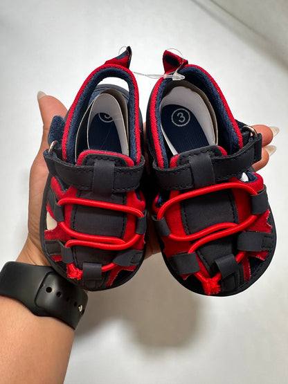 Huaraches spyder  rojo