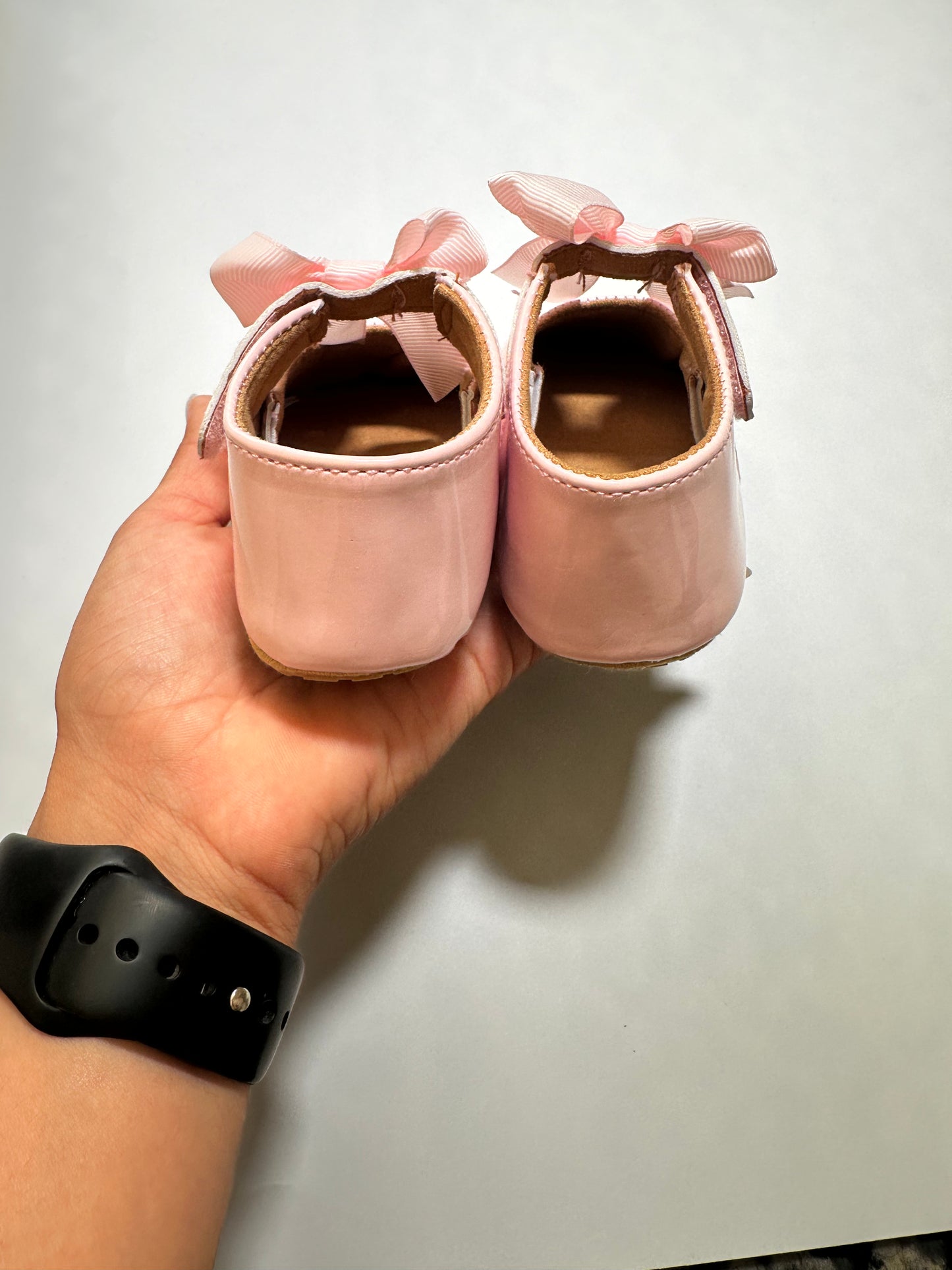 Zapatitos moño rosa
