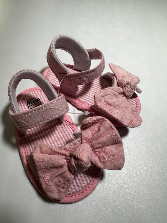 Huaraches moño rosa