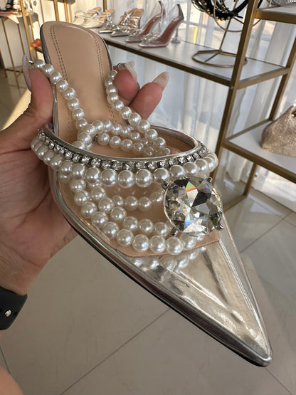 Zapatilla Princess plata