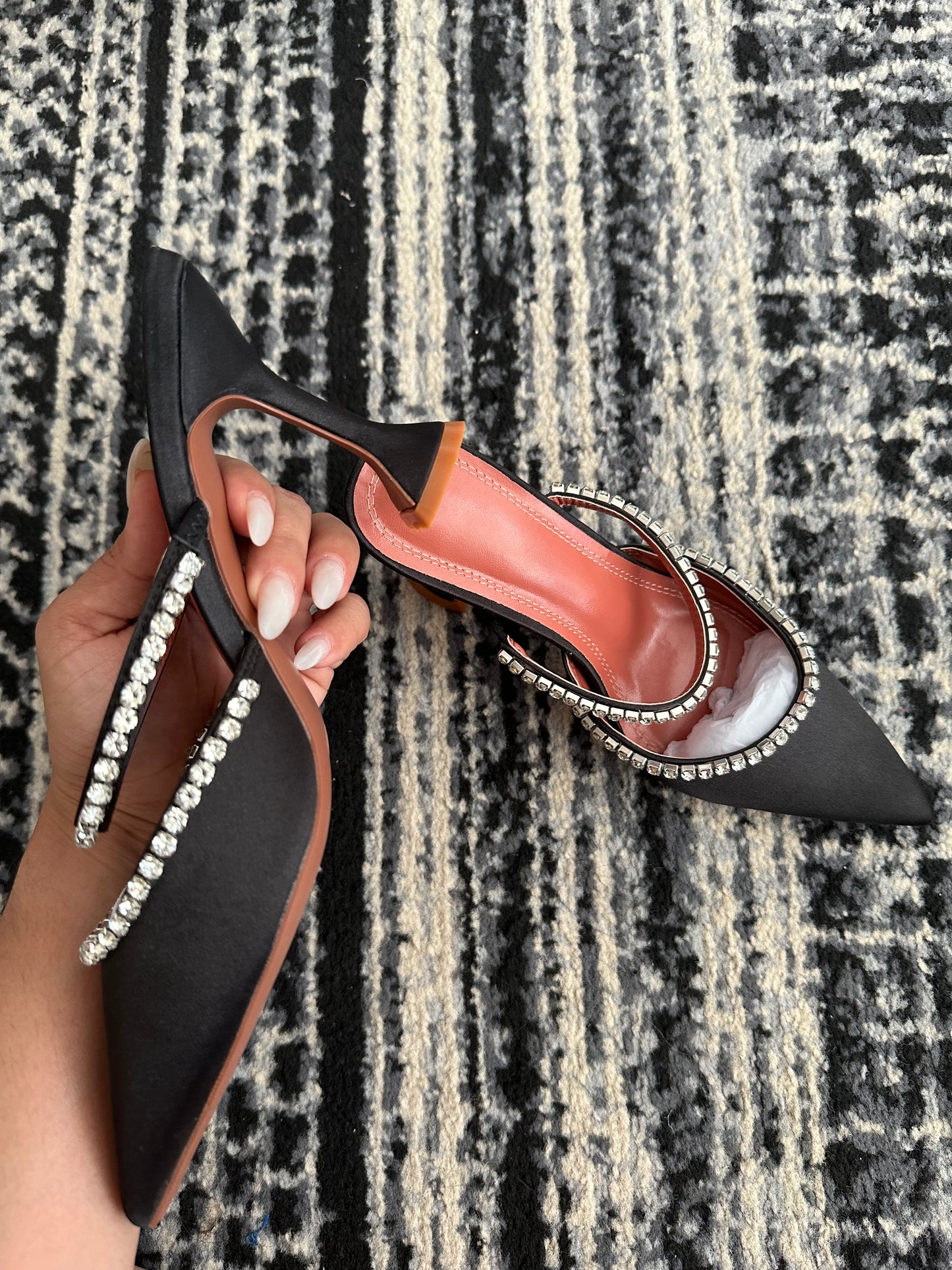ZAPATILLA AMINA DUPE NEGRA