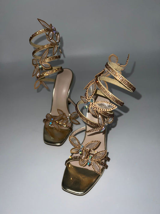 Zapatilla Gold Butterfly